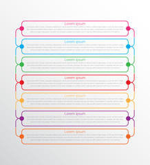 Vector infographic templates used for detailed reports. All 7 topics.