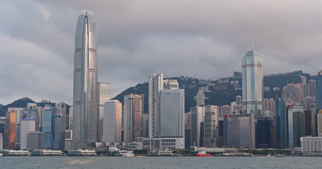 Fototapeta na wymiar Hong Kong urban skyline