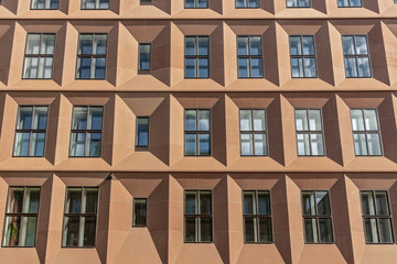 Fototapeta na wymiar Sandsteinfassade in der neuen Frankfurter Altstadt
