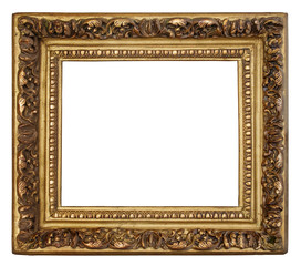 Old golden frame
