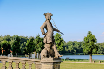 Figur am Schloss Moritzburg bei Dresden