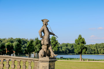 Figur am Schloss Moritzburg bei Dresden