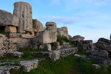 Fototapeta na wymiar Selinunte archaeological site, Sicily