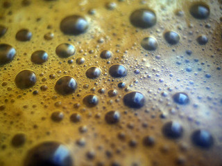 the chemical reaction of the paint with water