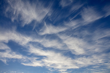  Amazing soft clouds on blue sky