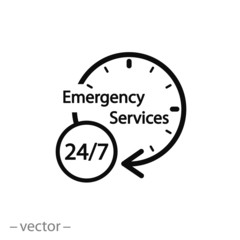 Emergency Services vector icon
