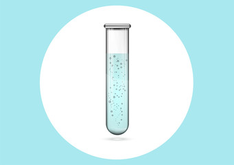 Test tube, vector