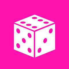 Dice vector icon