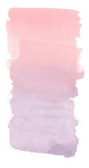Obraz premium Watercolor Gradient Background Pink Blush Lilac Isolated