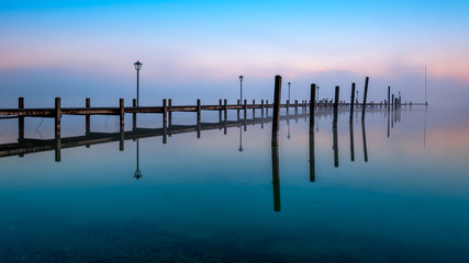 Sonnenaufgang am Starnberger See