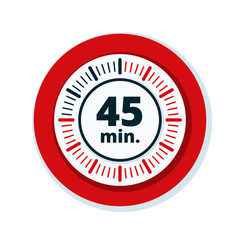 45 Minutes Time illustration