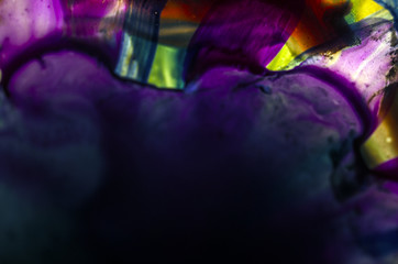 colorful abstract macro