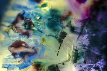 colorful abstract macro