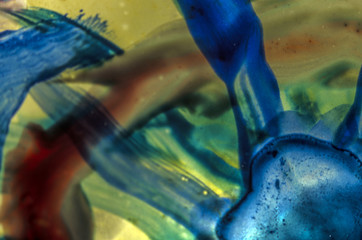 colorful abstract macro