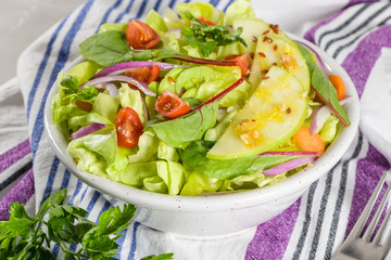 Delicious vegetable salad