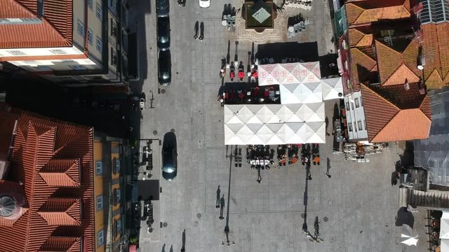 Birdseye view of the Pra&ccedil;a do Cubo