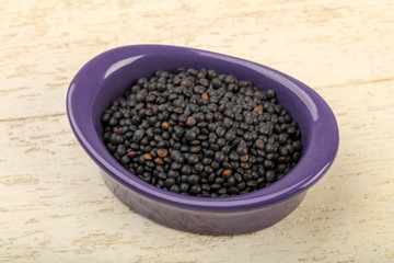 Black lentils