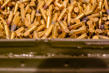 Ammo box of 22 mm close