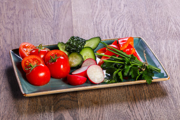 Fresh seasonal vegetables