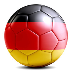 Germany soccer ball football futbol isolated