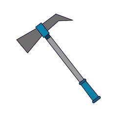 Miner pick isolated vector illustration graphic design