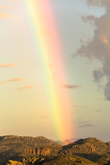 Monsoon rainbow