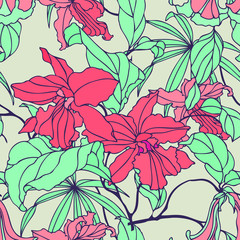 Orchid pattern