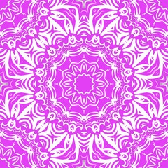 Fototapeta premium Unique, abstract floral color pattern. Seamless vector illustration. For design, wallpaper, background, print