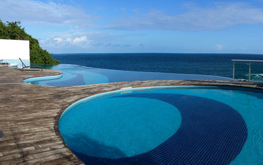 Infinity pool with sea view