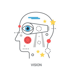 Vision vector illustration concept.