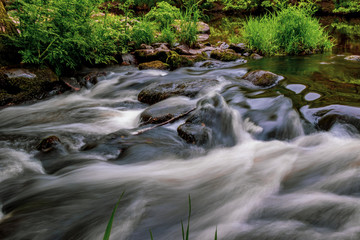 A fast flowing river