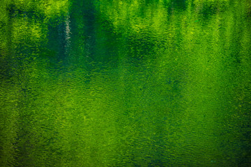 Reflection on  the water