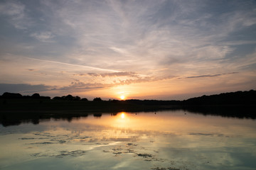 Lake sunset