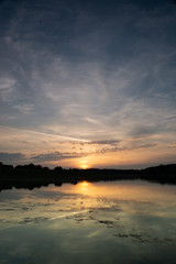 Lake sunset