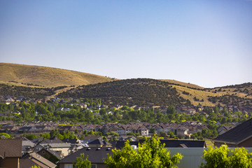 Eagle Mountain homes near hills