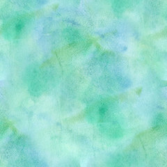 seamless abstract blue/green watercolor background, texture.