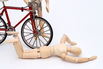 交通事故　ながら運転　自転車　