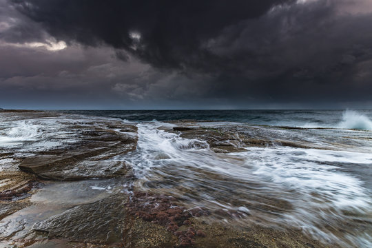 Stormy Morning Seascape