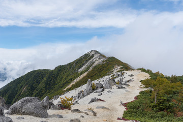 地蔵岳　オベリスク　鳳凰三山