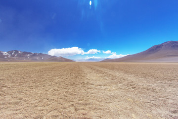 Scene from the road trip to Salar de Uyuni in Bolivia