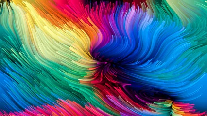 Rolgordijnen Processing Liquid Color © agsandrew