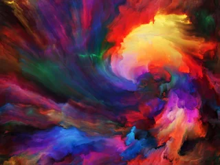 Foto auf Acrylglas Gemixte farben Cooler Hintergrund