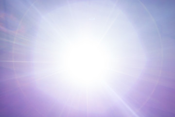 beautiful color of solar shiny . abstract glow bright sunlight . nature realistic flare and bokeh for background .