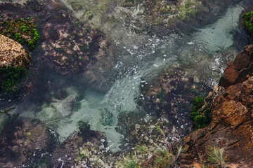 Fototapeten Wald Fluss Water texture clear Byron Bay  © DANE