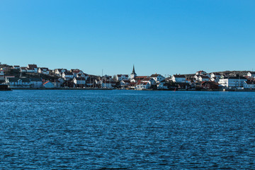 Small swedish island town