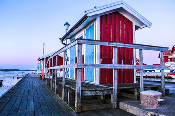 red cabin sweden