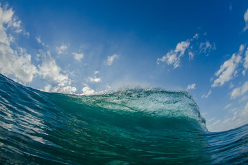 Surf gold coast australia underwater wave