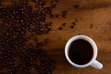 コーヒーと珈琲豆