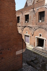 Fototapeta na wymiar Historic architecture in ancient Rome Italy