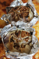 Baked garlics